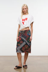 Lucia Skirt | Beaded Superbloom Scarf