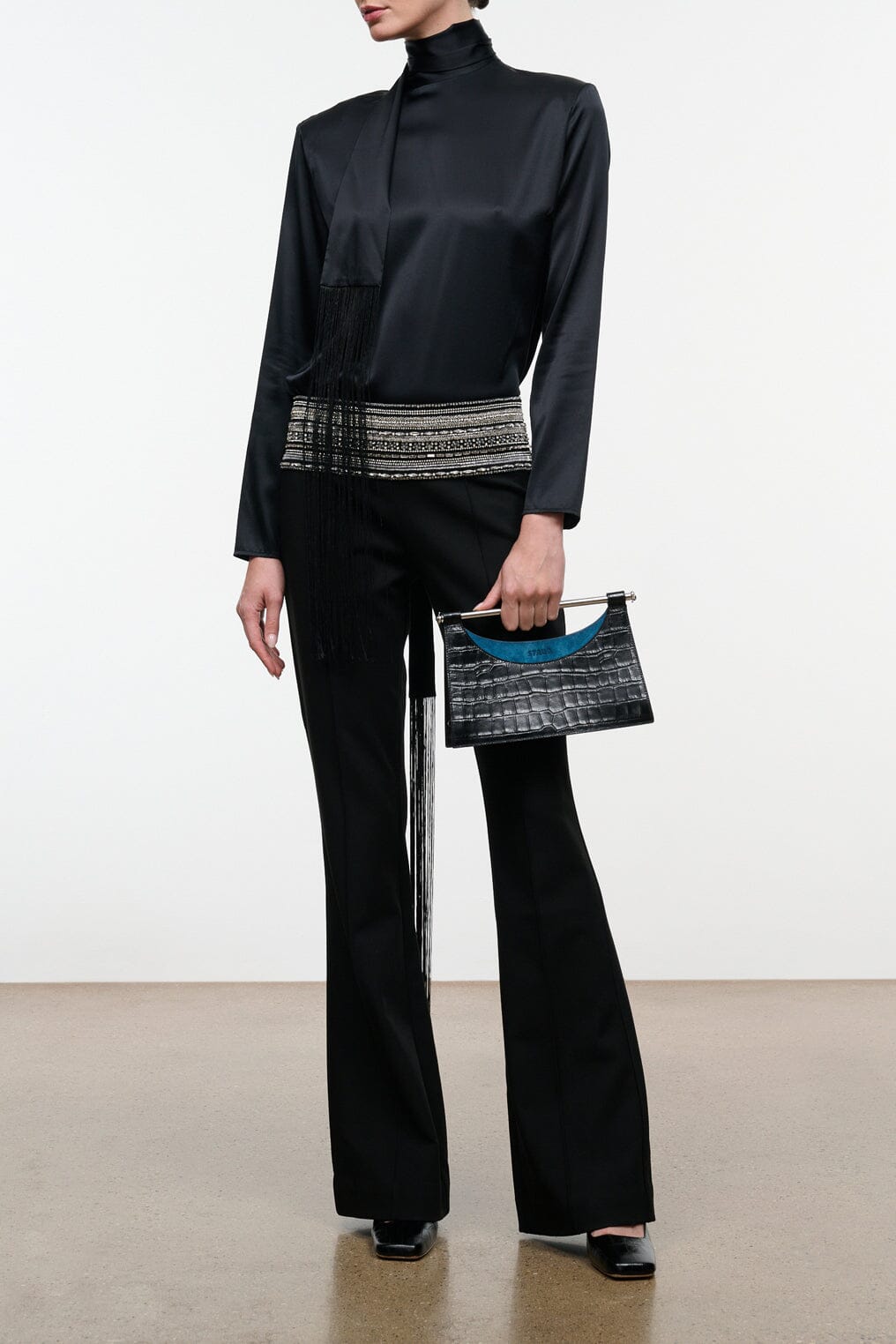Suni Silk Top | Black