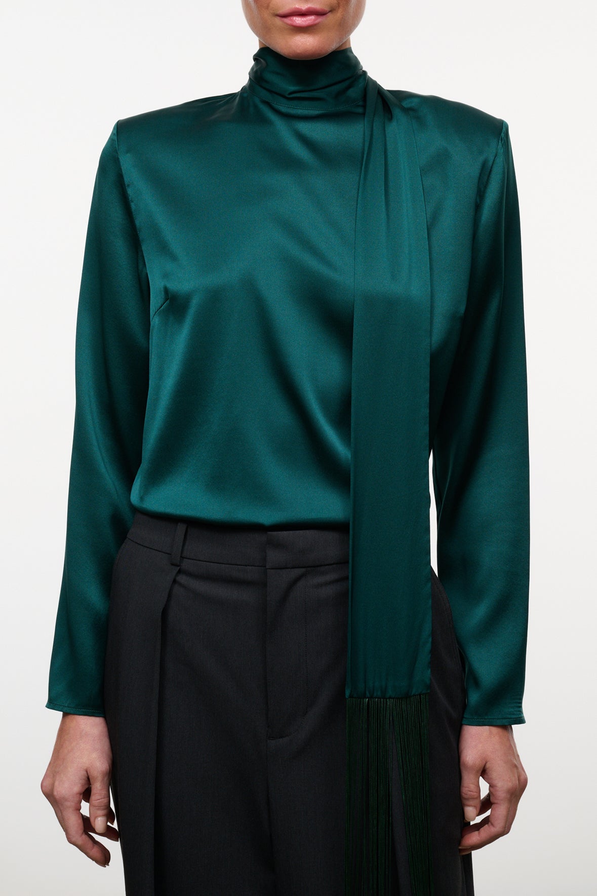 Suni Silk Top | Emerald