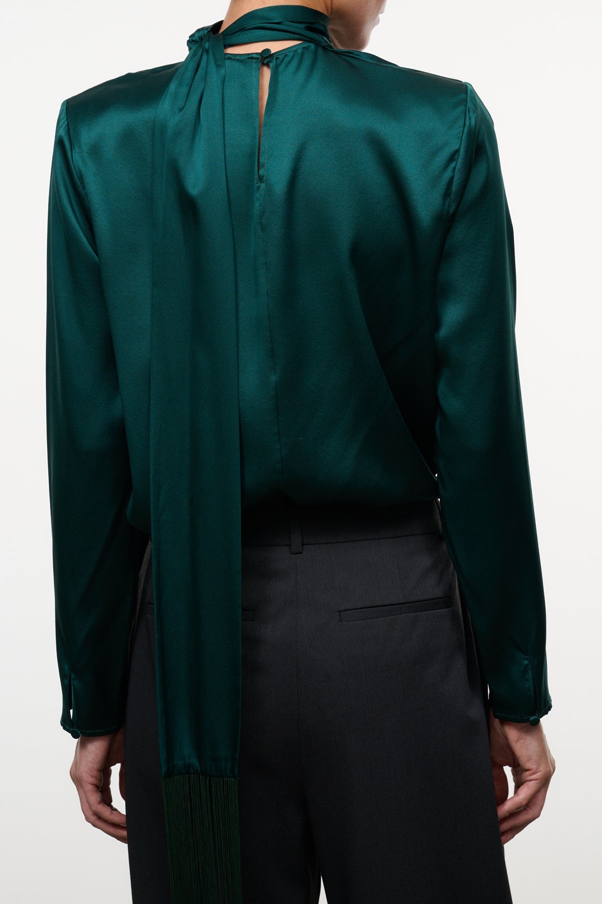 Suni Silk Top | Emerald