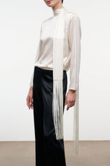Suni Silk Top | Ivory