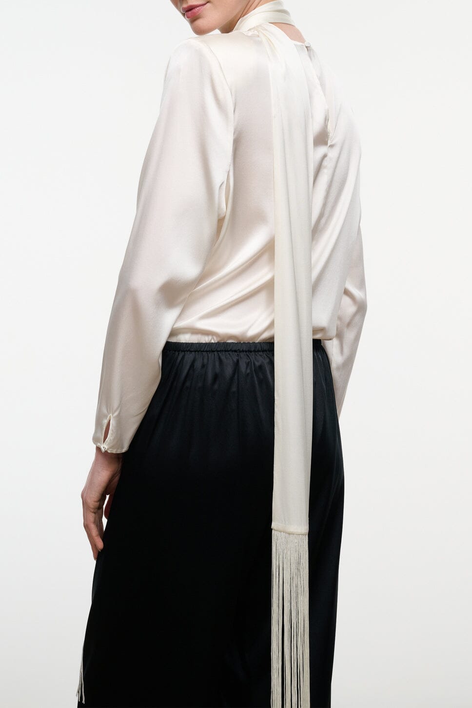 Suni Silk Top | Ivory