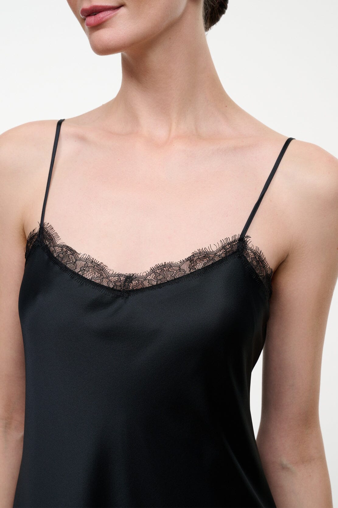 Posy Silk Dress | Black