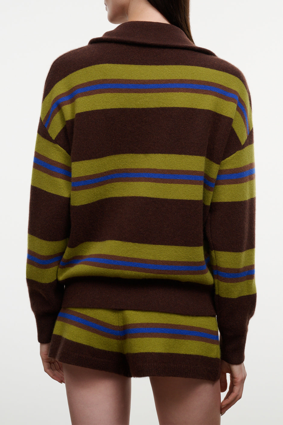 Hudson Cashmere Sweater | Nightowl Stripe