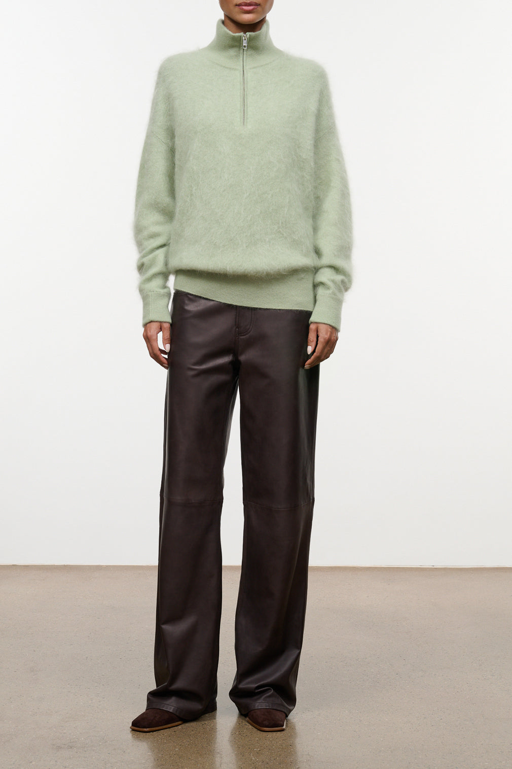 Hudson Cashmere Sweater | Spearmint