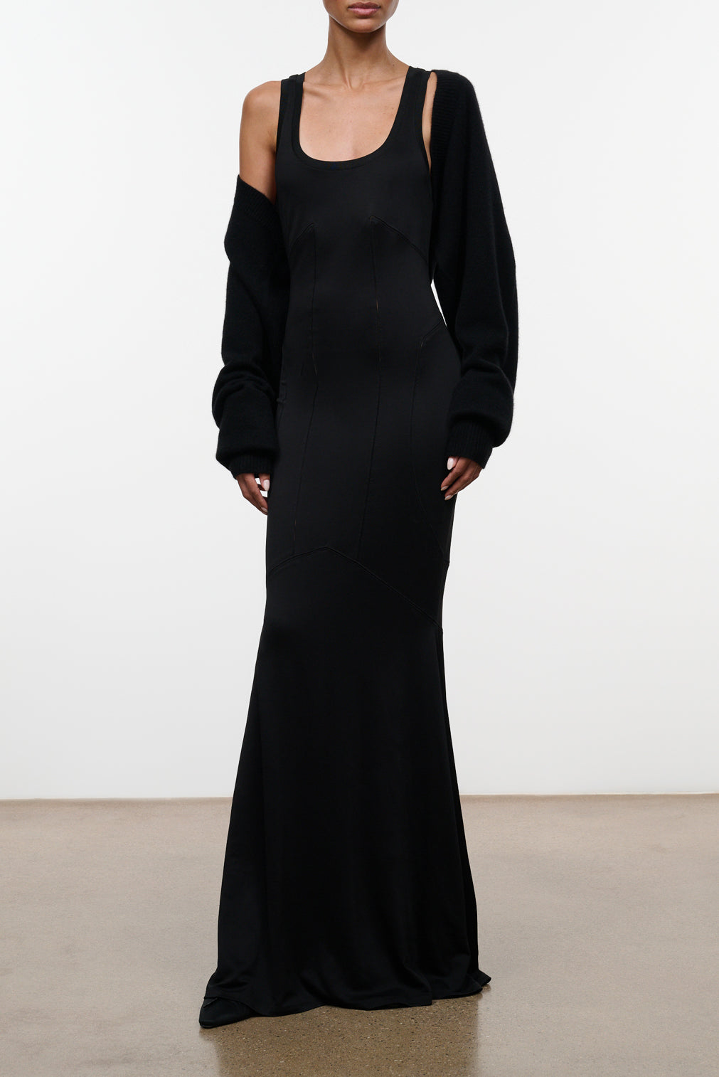 Ashton Cashmere Shrug | Black