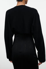 Ashton Cashmere Shrug | Black