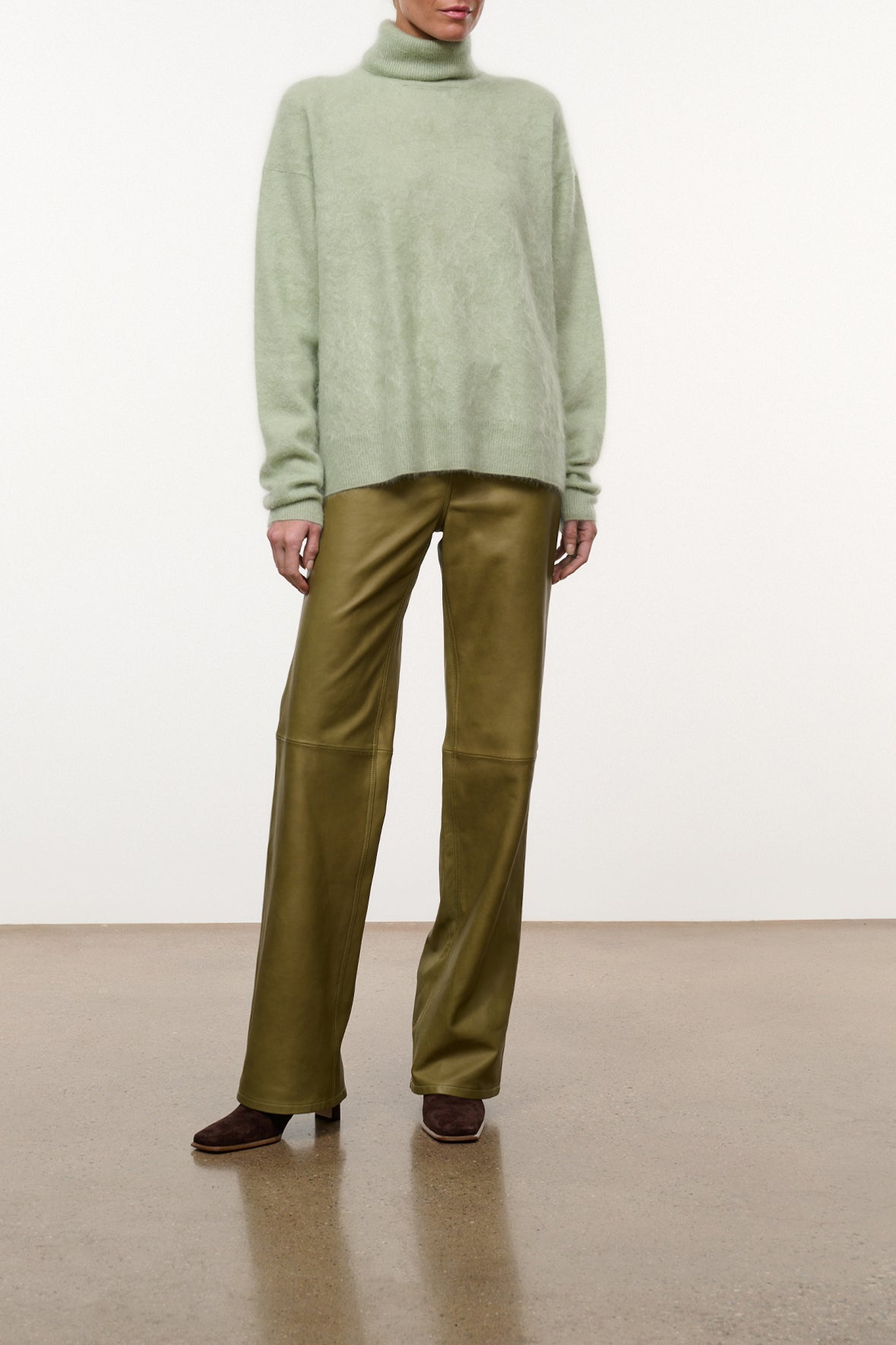 Lane Cashmere Sweater | Spearmint