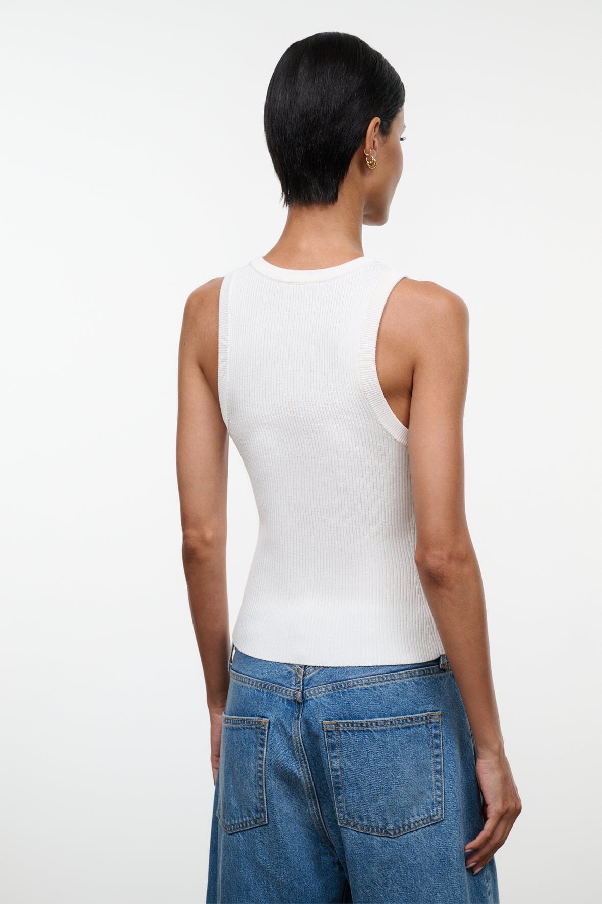 Malia Tank | White