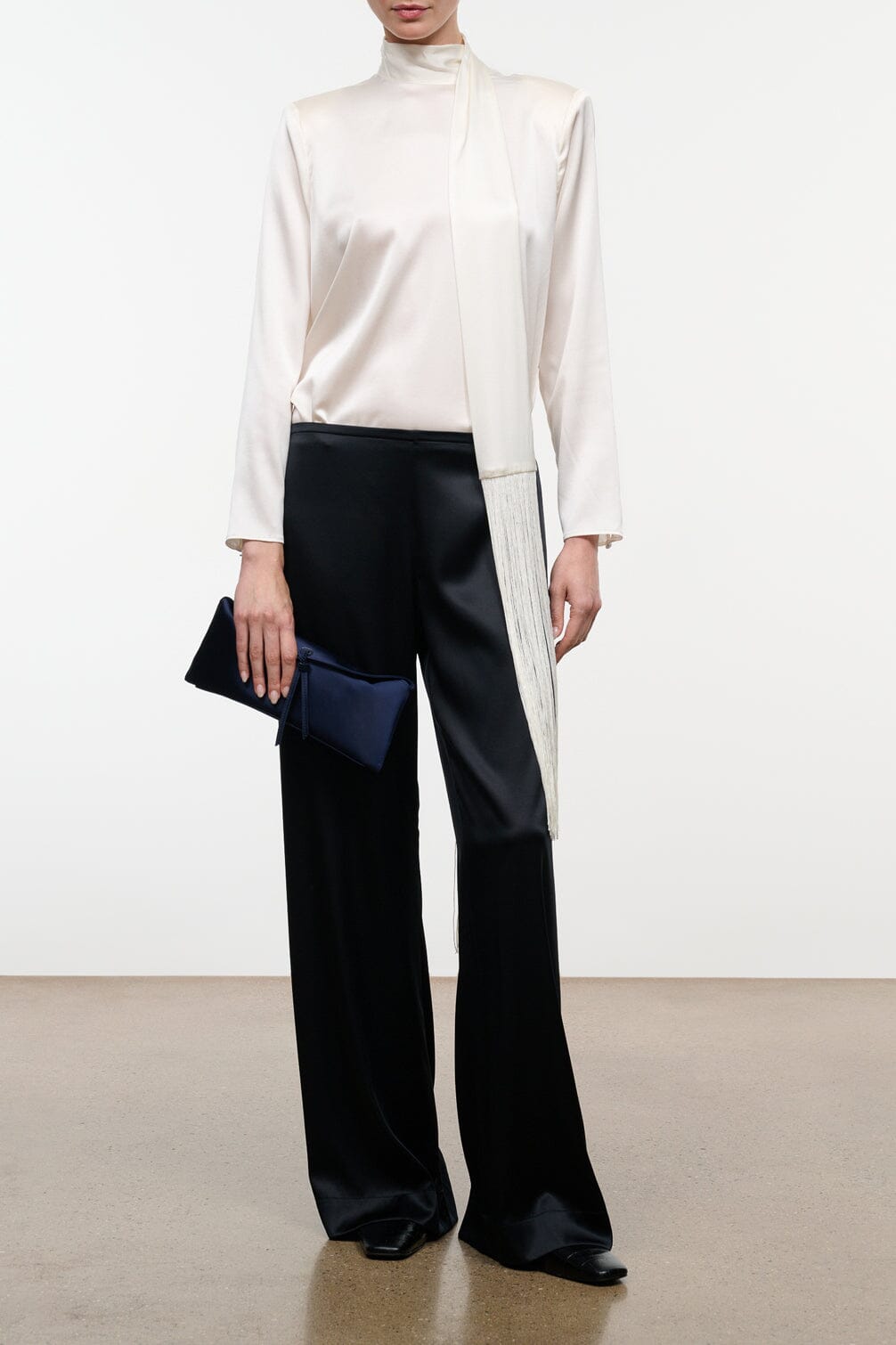 Stroll Silk Pant | Black
