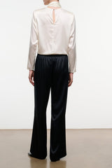 Stroll Silk Pant | Black