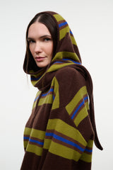 Cashmere Hood Scarf | Nightowl Stripe