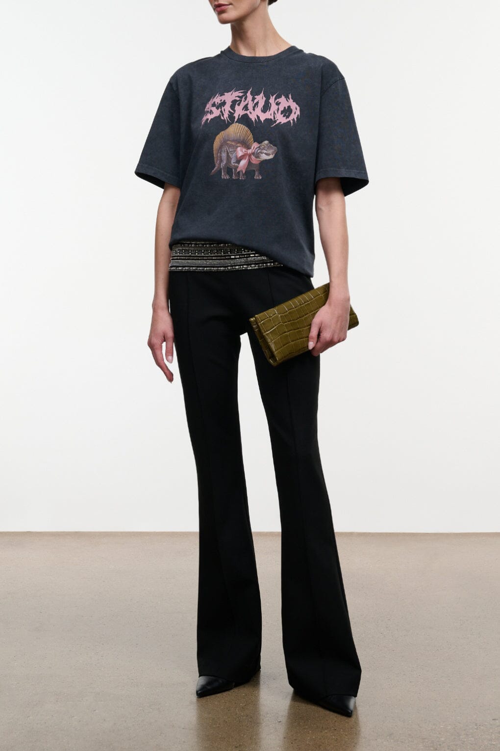 Liam Relaxed Tee | Washed Black