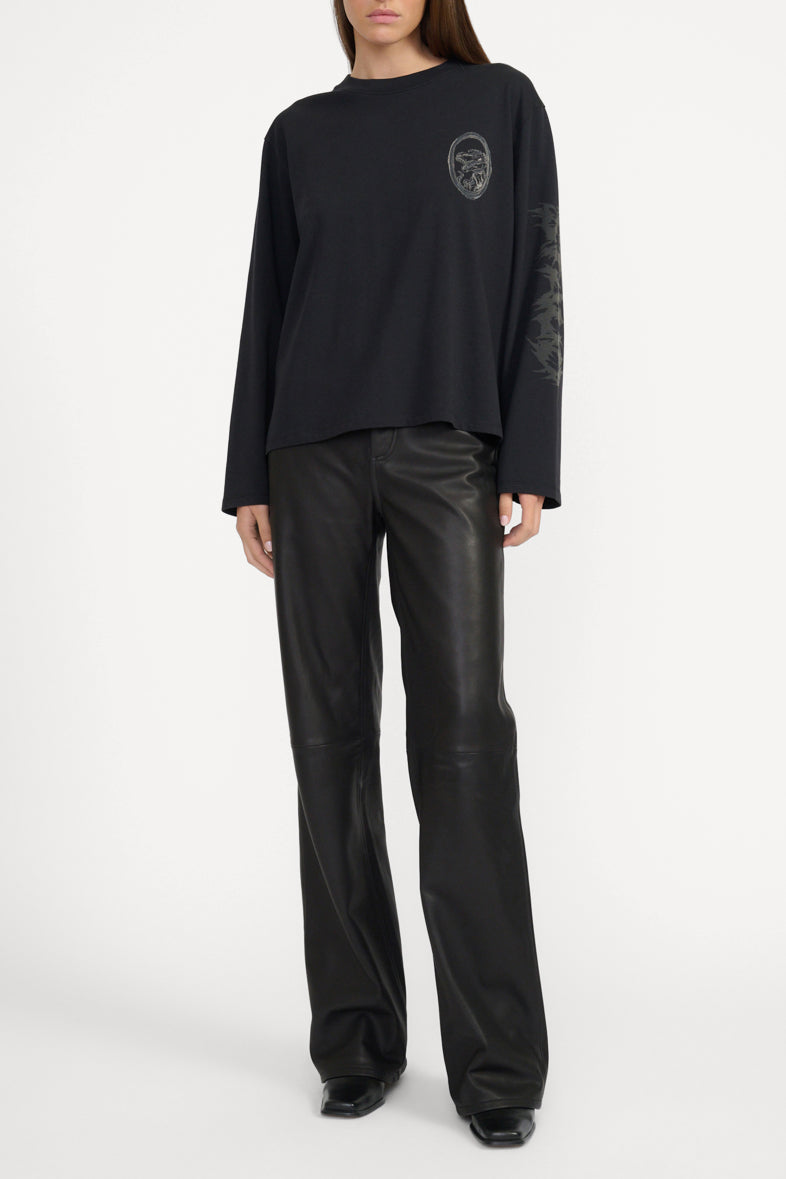 Slate Long Sleeve Tee | Black