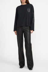 Slate Long Sleeve Tee | Black