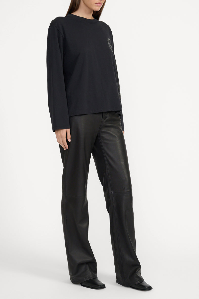 Slate Long Sleeve Tee | Black