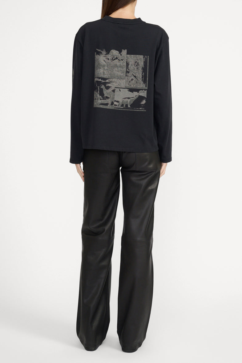Slate Long Sleeve Tee | Black