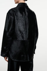 Quentin Haircalf Jacket | Black
