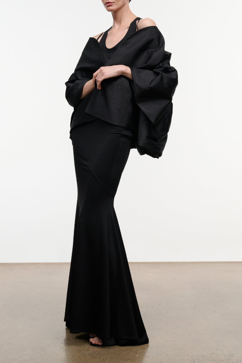 Maddox Silk Jacket | Black