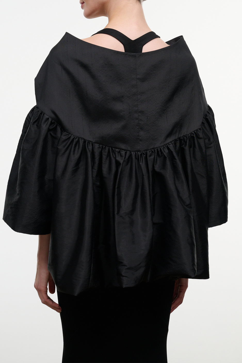 Maddox Silk Jacket | Black