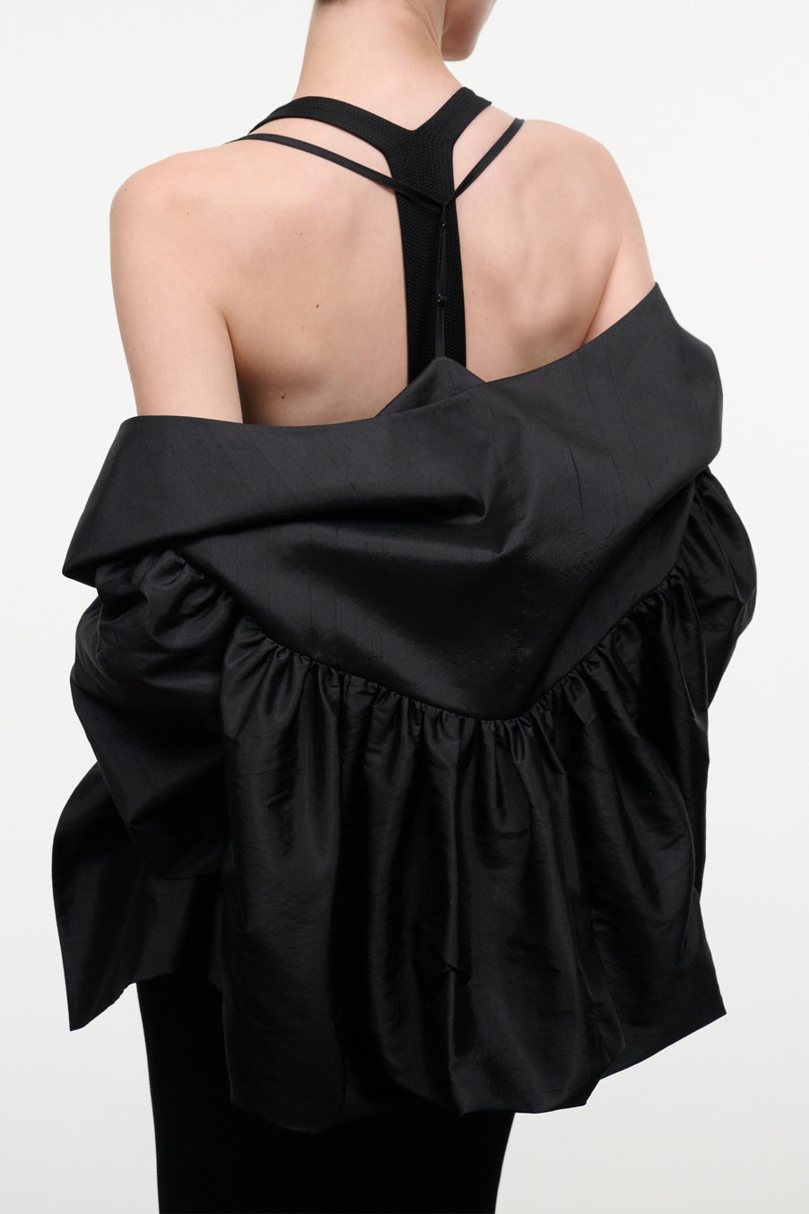 Maddox Silk Jacket | Black