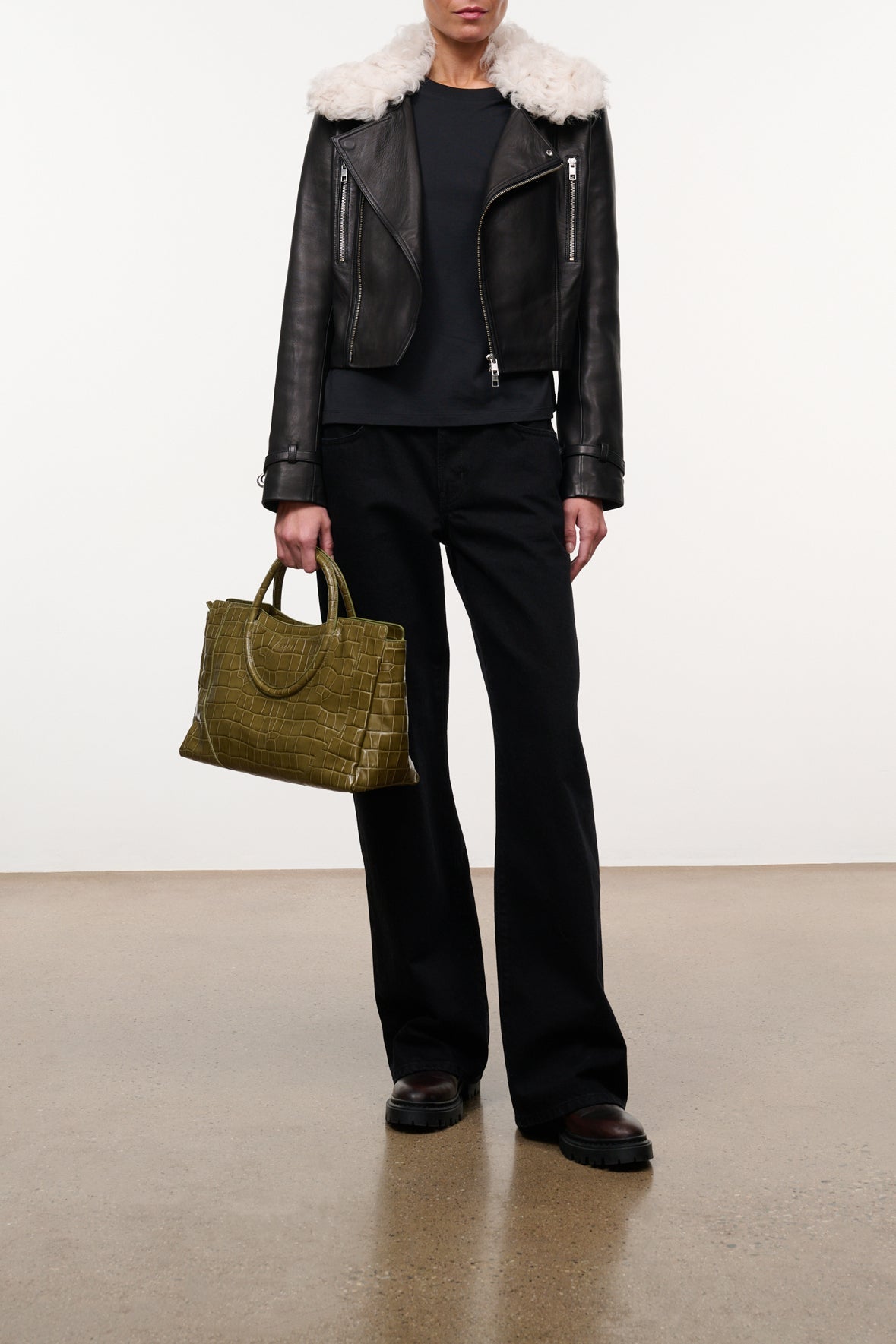 Soho Leather Jacket | Black