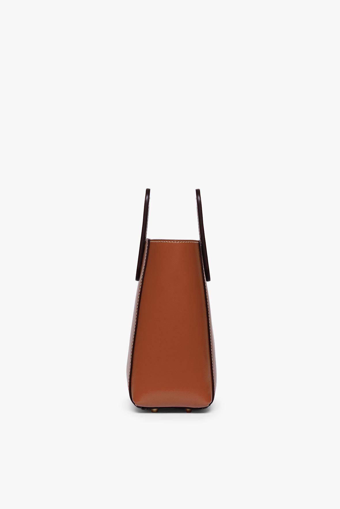 Mini Shirley Leather Bag | Saddle