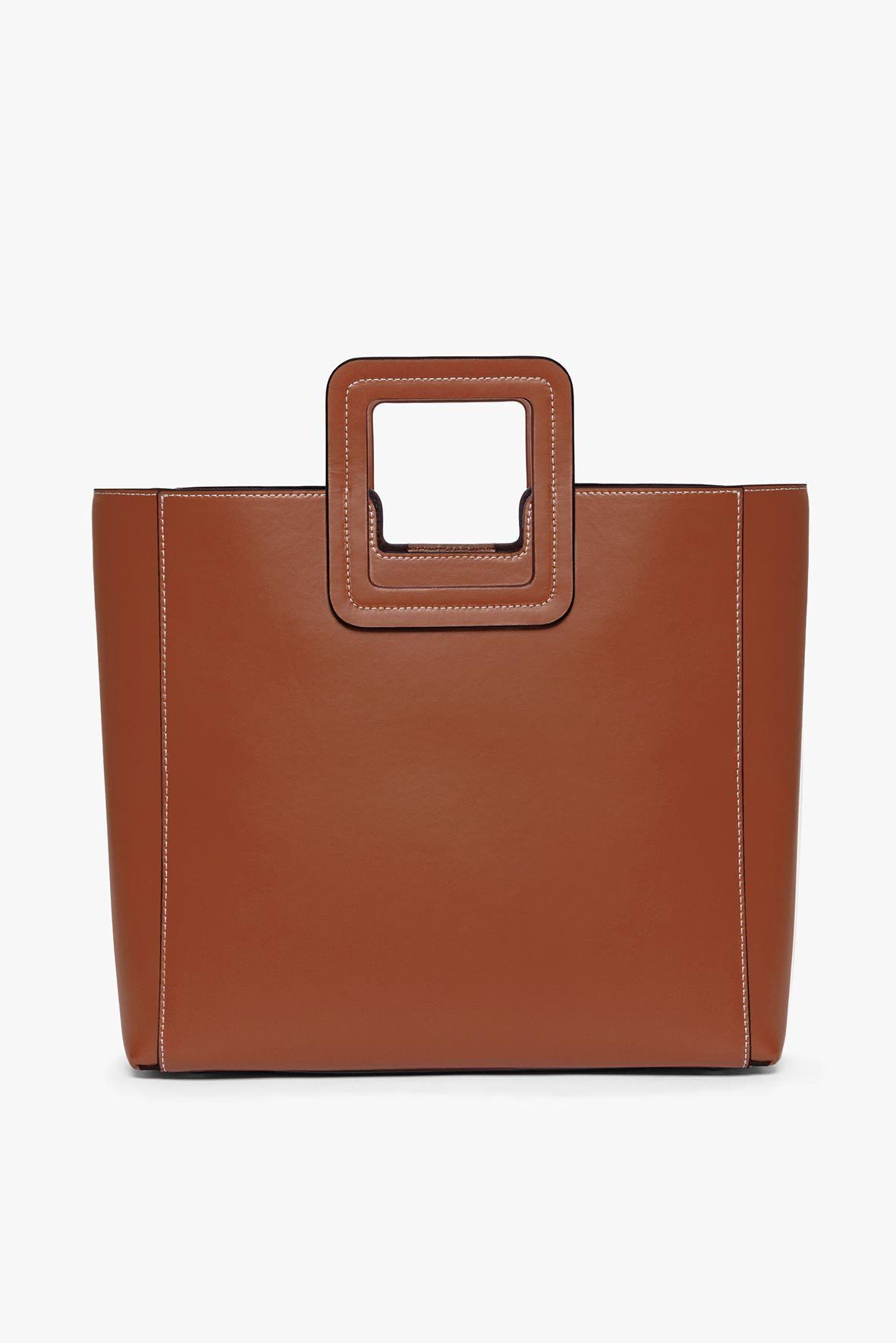 Shirley Leather Bag | Saddle