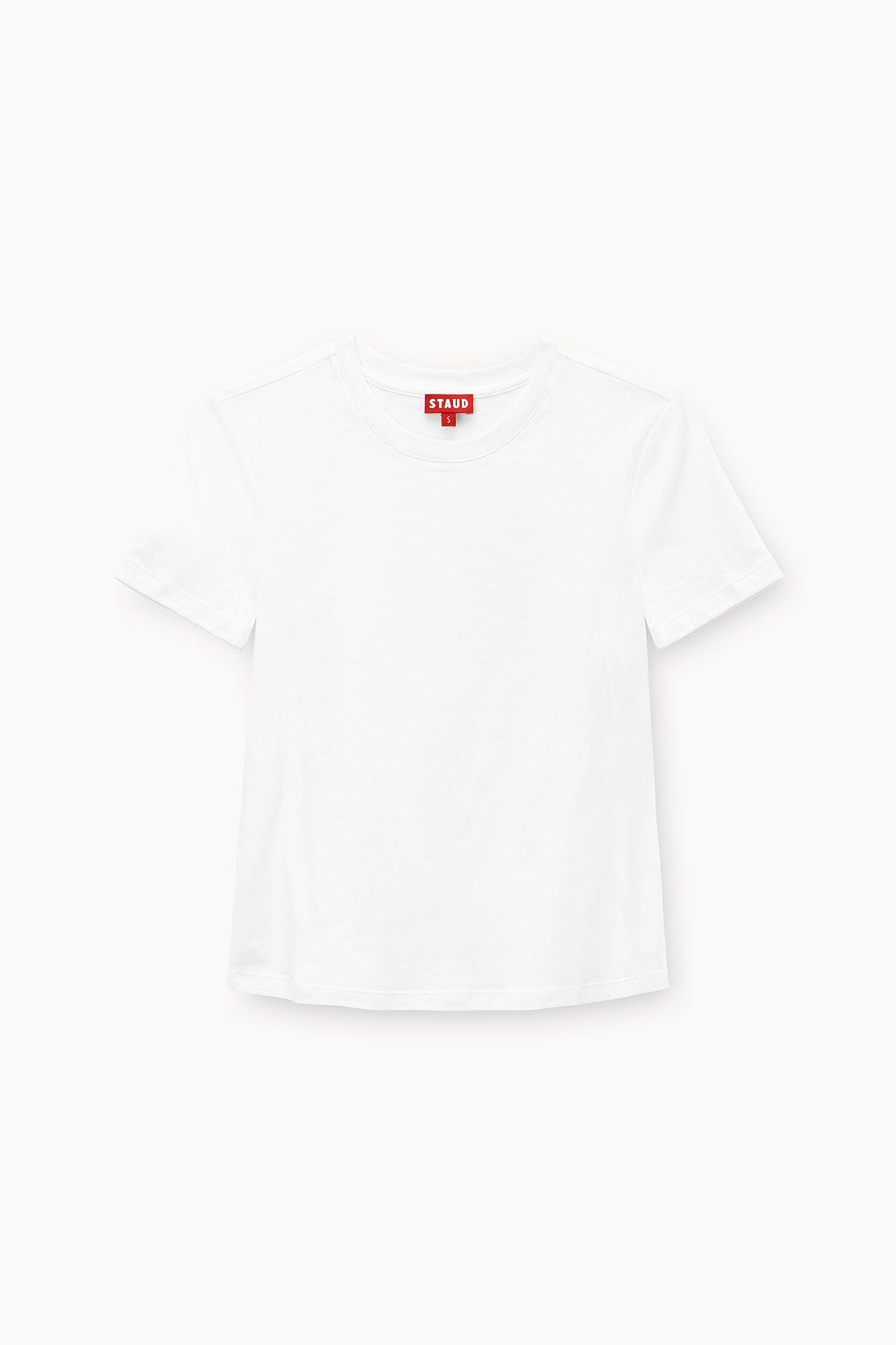 Crew Neck T Shirt | White