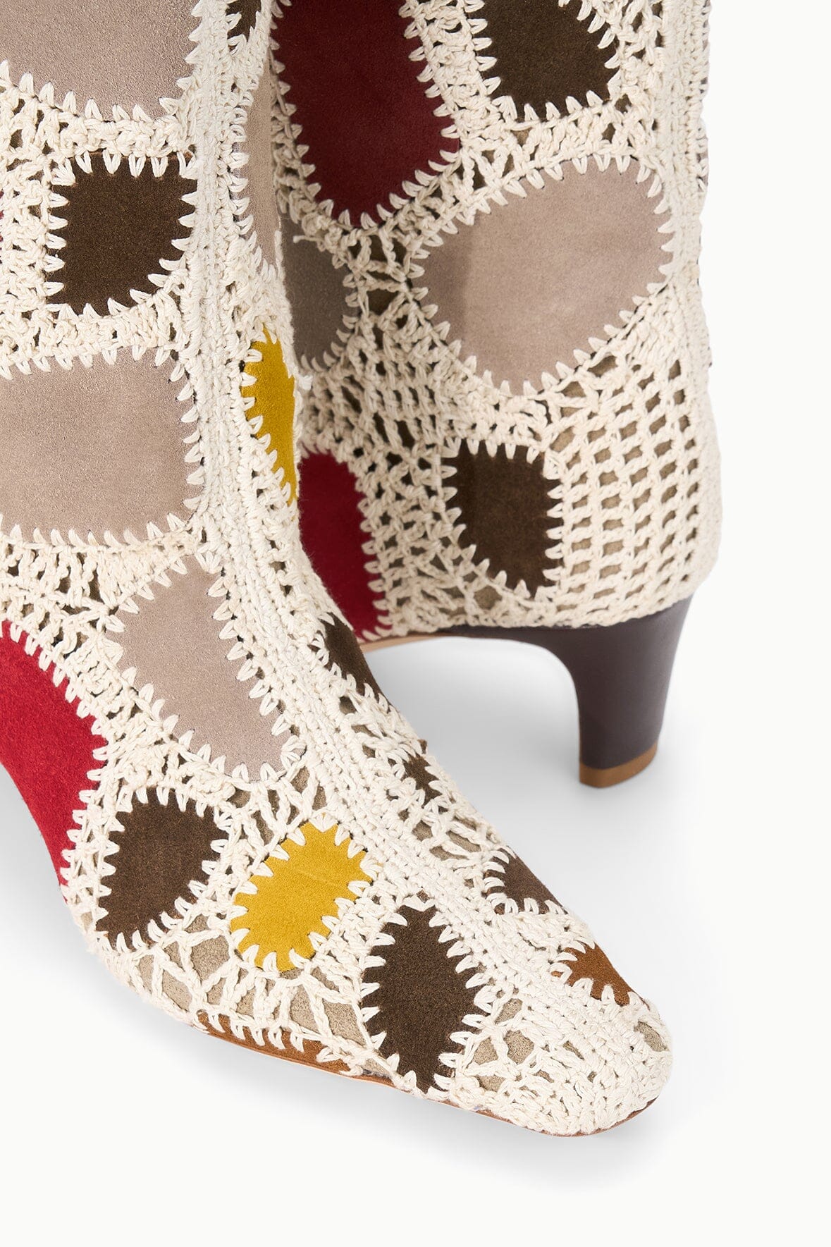 Wally Boot | Suede Patchwork