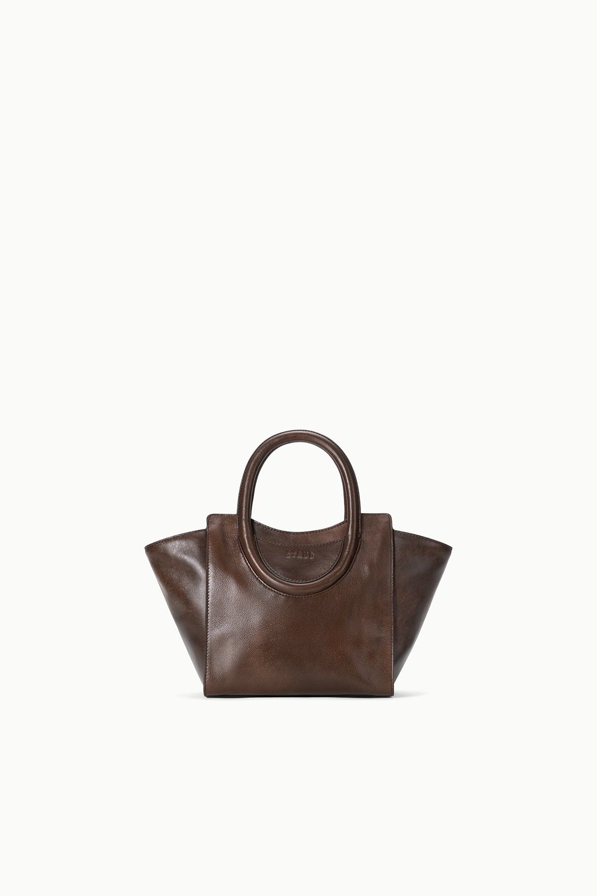 Maude Mini Tote | Espresso Distressed