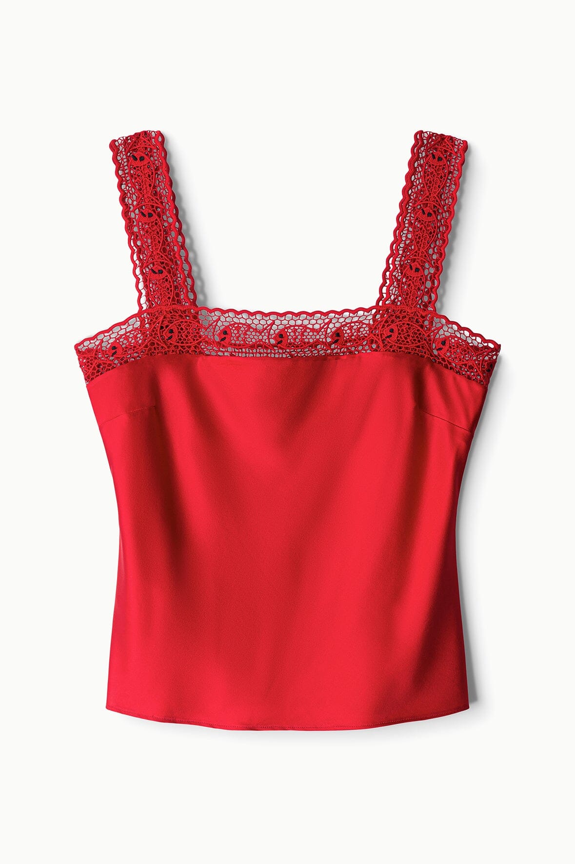 Veronica Silk Top | Tomato
