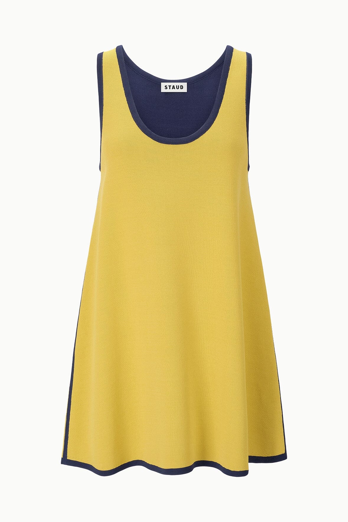 Piazza Dress | Citron Navy Reversible