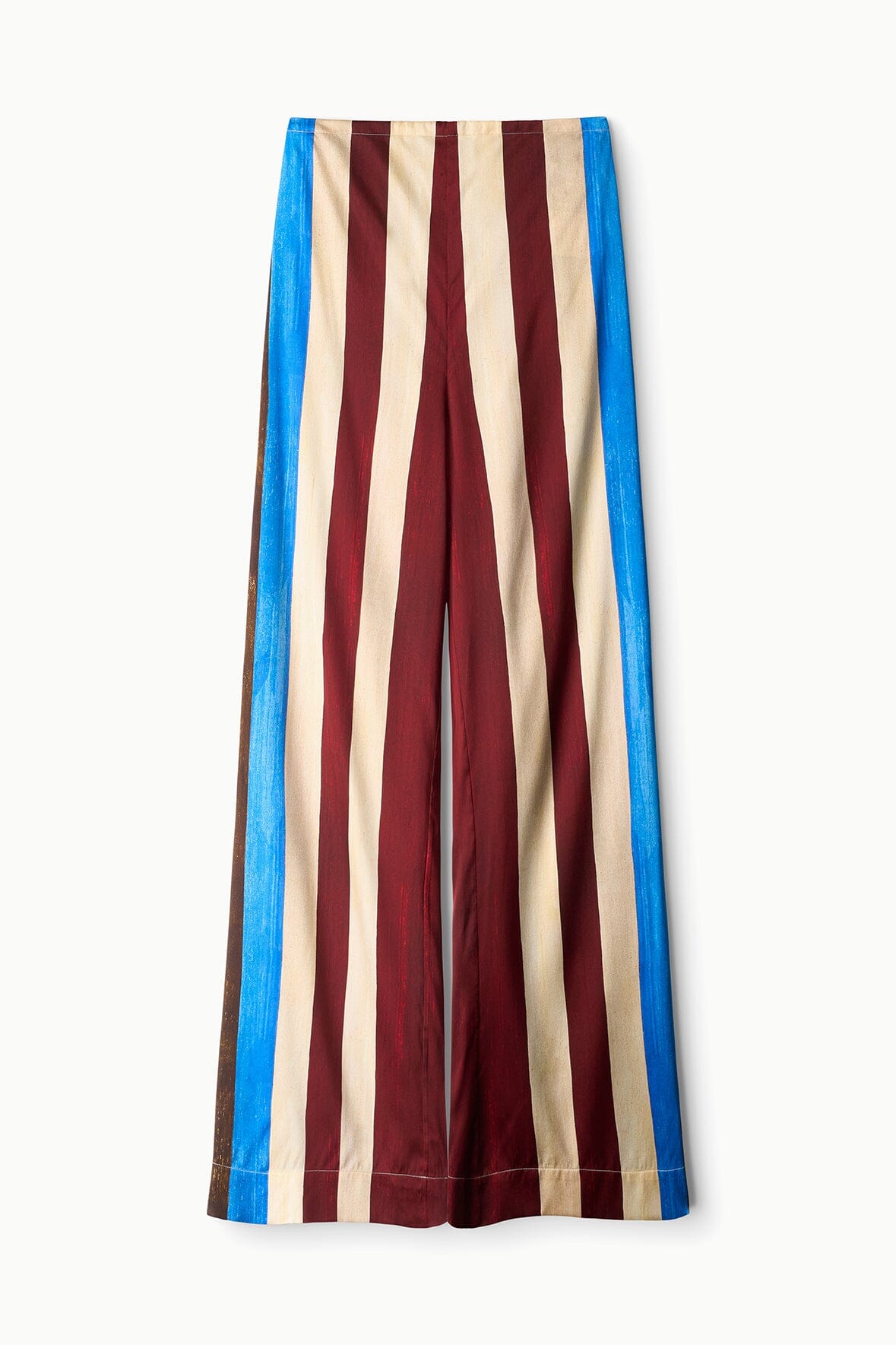 Stroll Silk Pant | Caffe Stripe