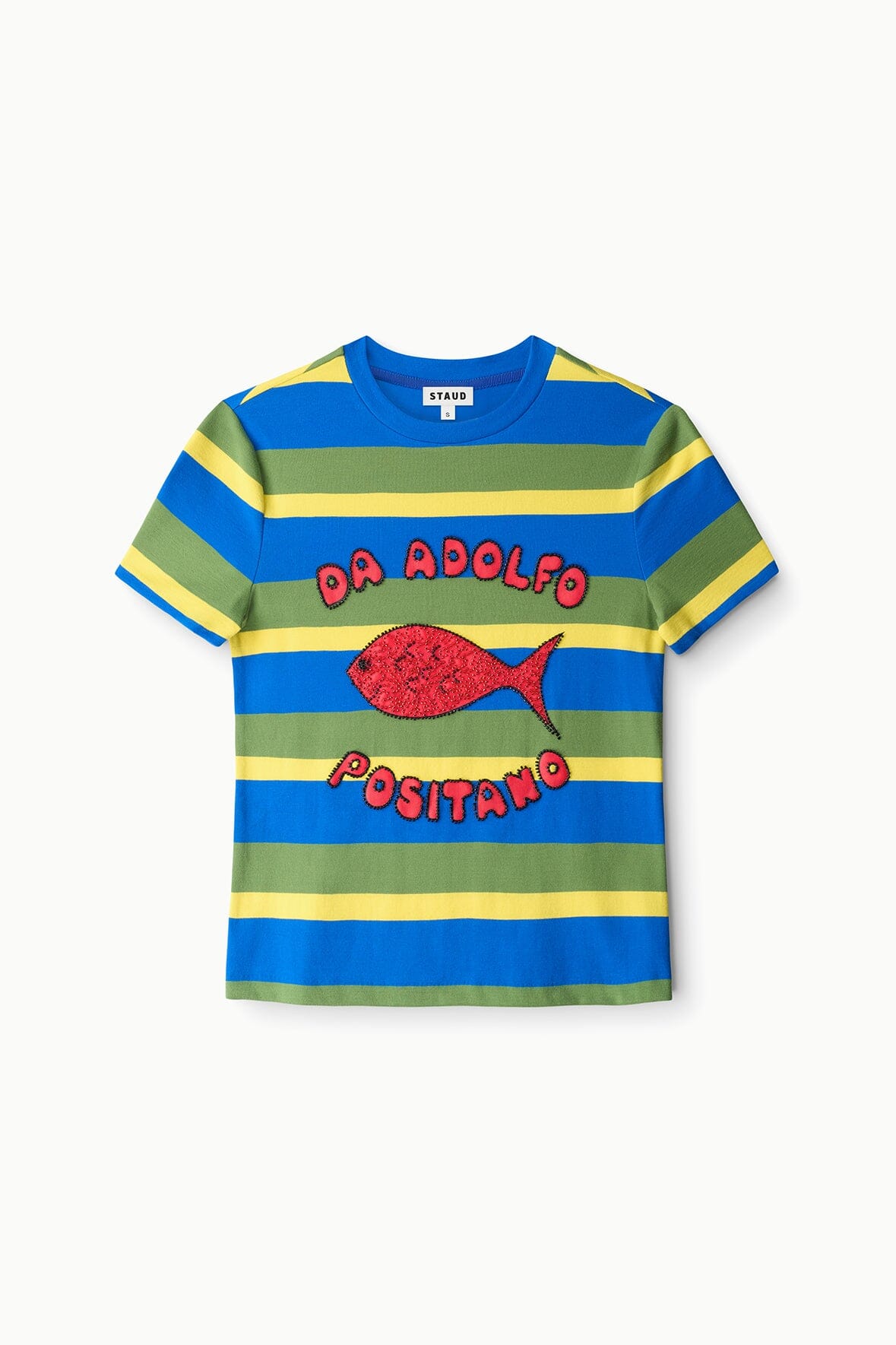 Weekend Crew Tee | Costa Stripe