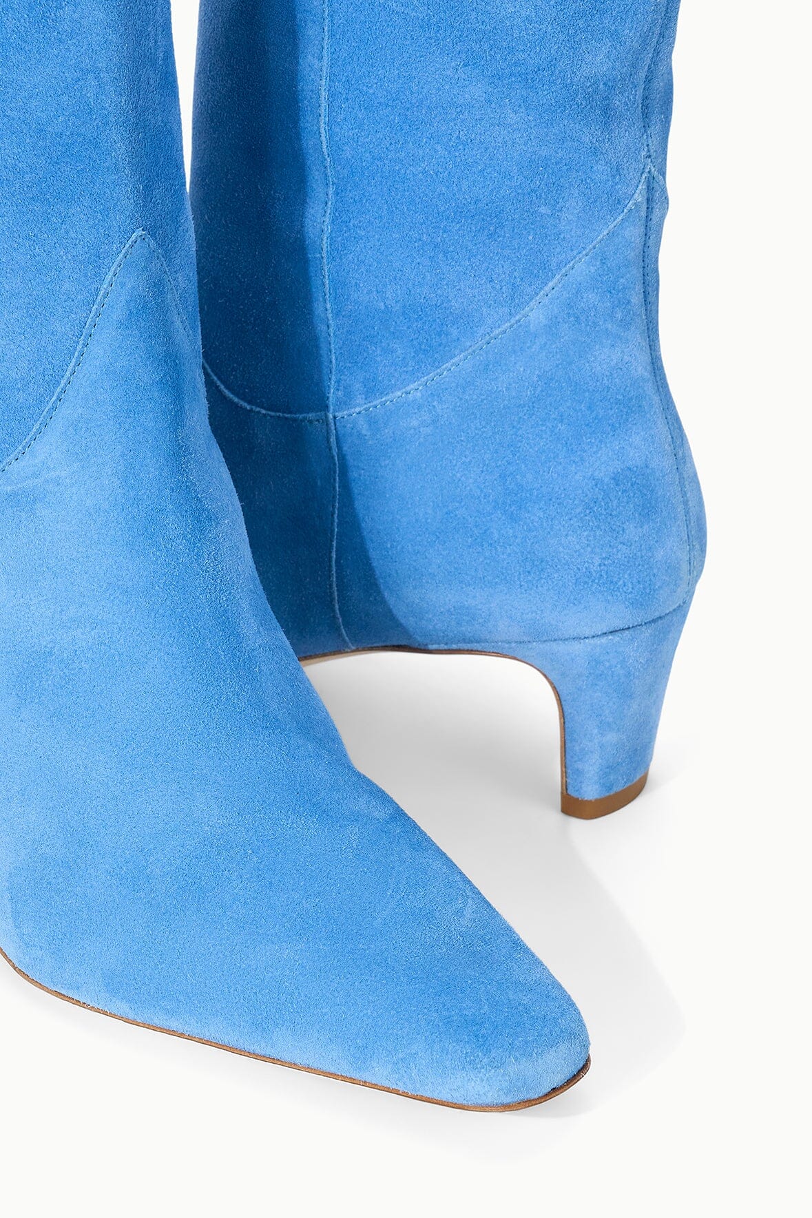 Western Wally Boot | STAUD Blue Suede