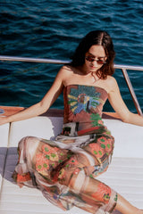 Liliana Dress | Beaded Superbloom Scarf