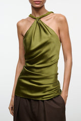 Charli Silk Top | Pear