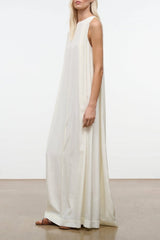 Dalia Silk Dress | Ivory