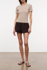 Easy Cashmere Tee | Stone