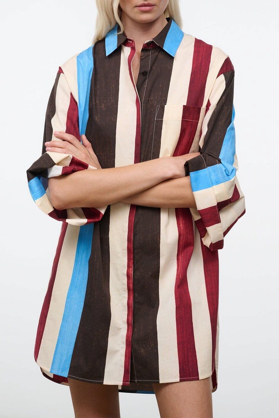 Nico Dress | Caffe Stripe
