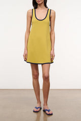 Piazza Dress | Citron Navy Reversible