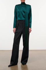 Suni Silk Top | Emerald